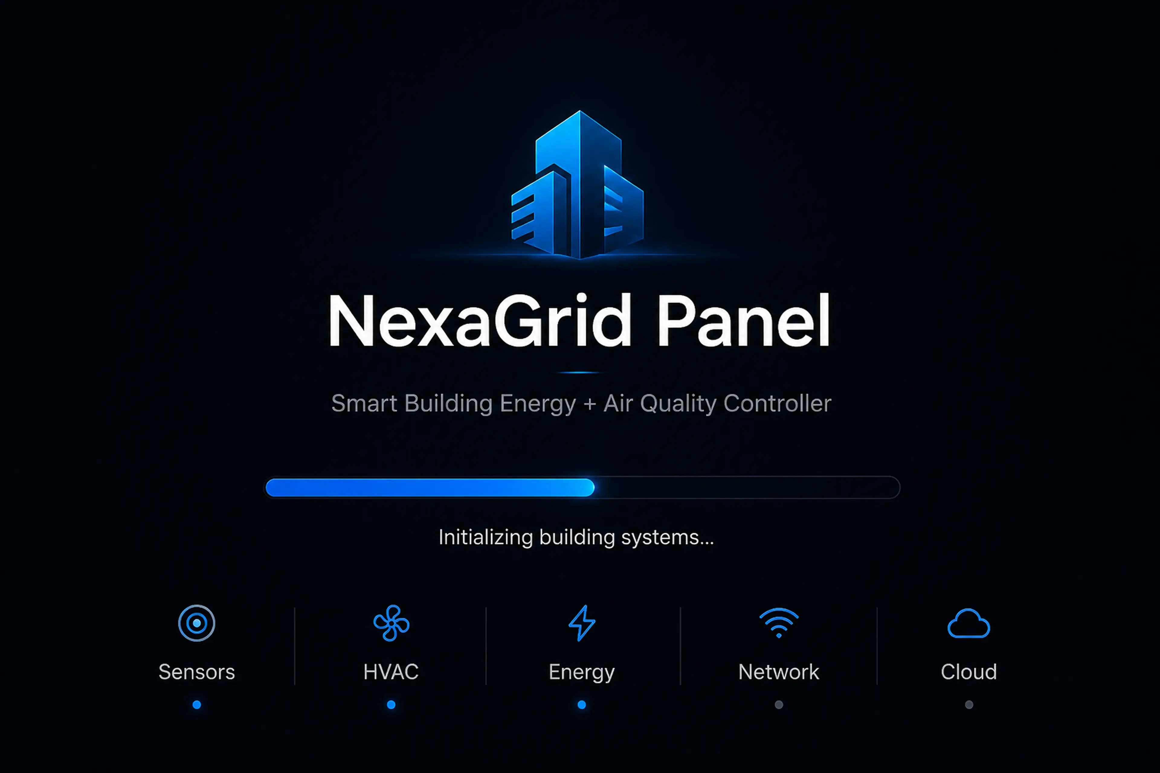 NexaGrid Panel Smart Building IoT Interface