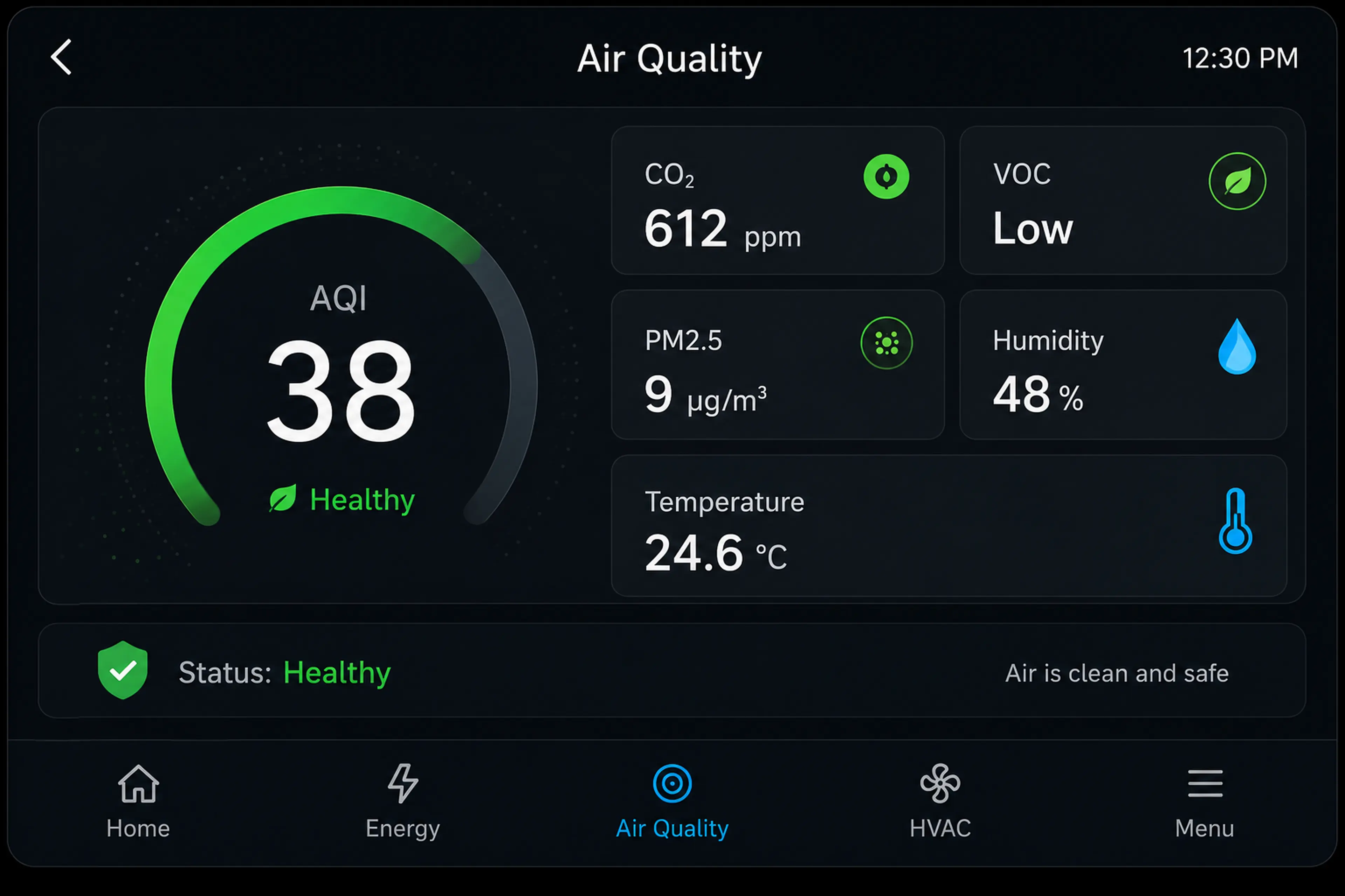 NexaGrid Panel Smart Building IoT Interface